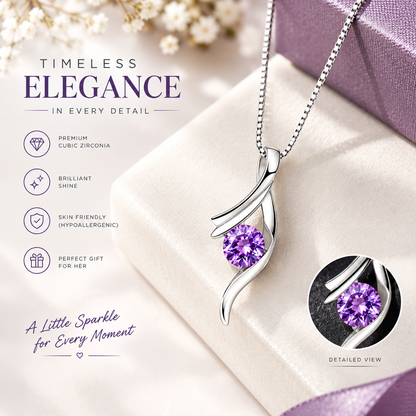 Curve Pendant Necklace