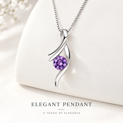 Curve Pendant Necklace